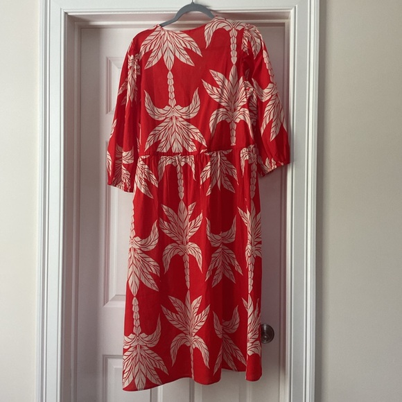 H&M NWT drawstring waist midi dress - Size M - Picture 4 of 8